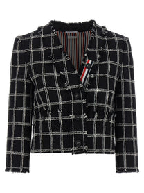 Thom Browne Tweed Blazer Gold