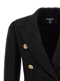 Balmain Tweed Blazer Black