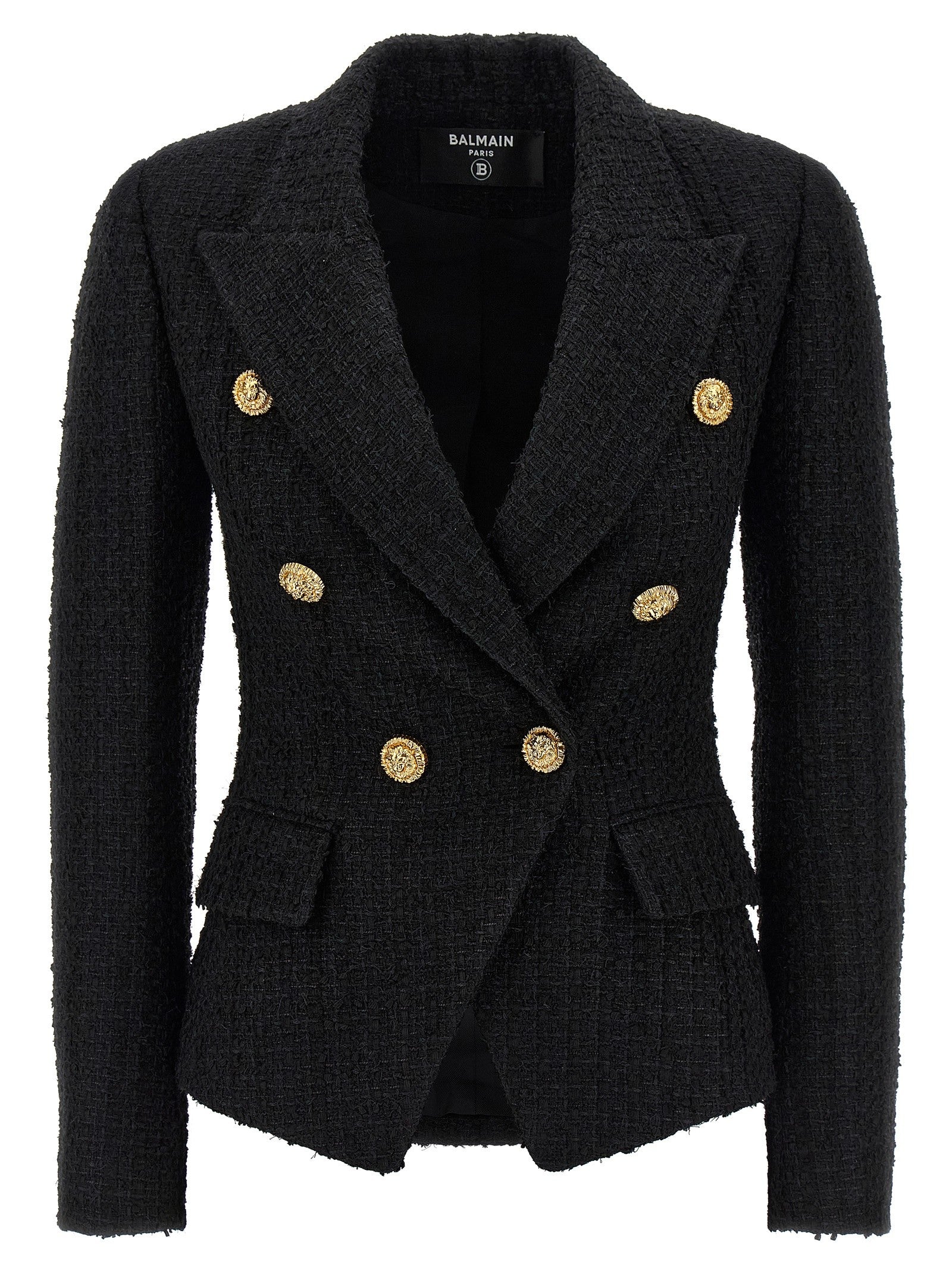 Balmain Tweed Blazer Black