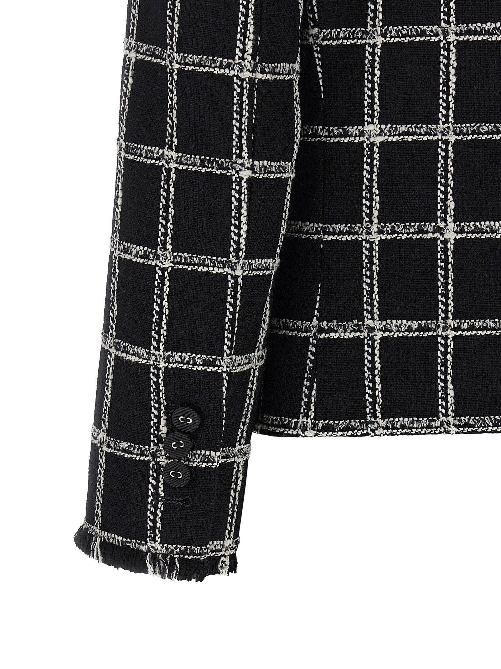 Thom Browne Tweed Blazer Gold