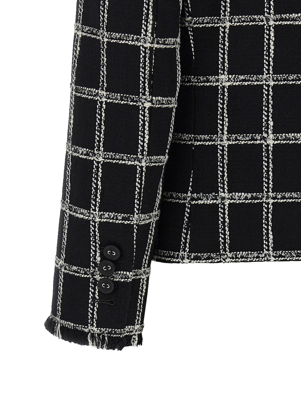 Thom Browne Tweed Blazer Gold, view 4