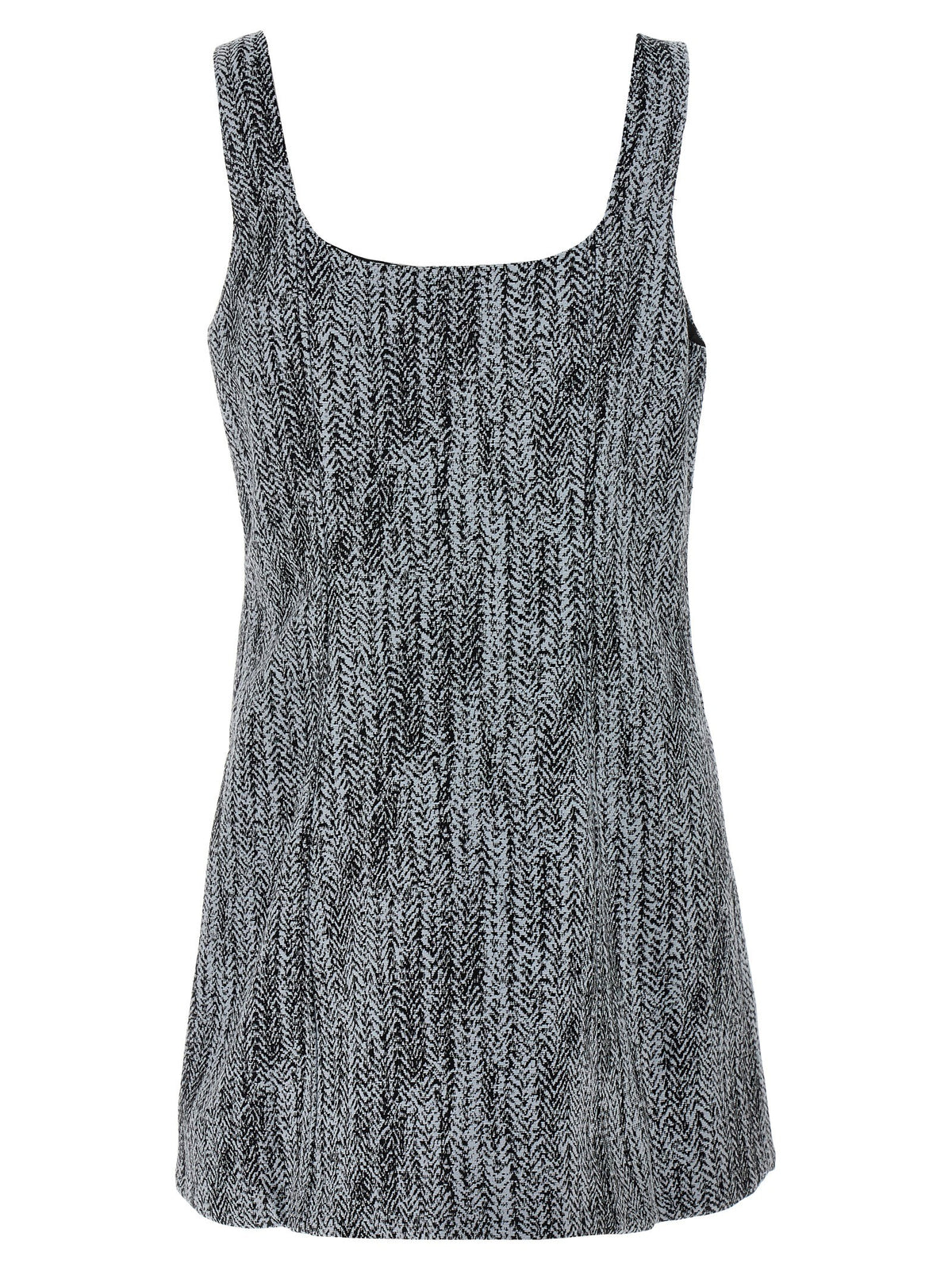 Ganni Tweed Dress Gold, view 2