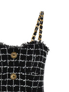 Balmain Tweed Dress Black, view 3