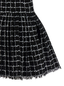 Balmain Tweed Dress Black