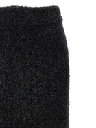 Balenciaga Tweed Midi Skirt Black, view 3