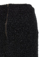Balenciaga Tweed Midi Skirt Black, view 4
