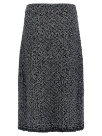 Fabiana Filippi Tweed Skirt Blue