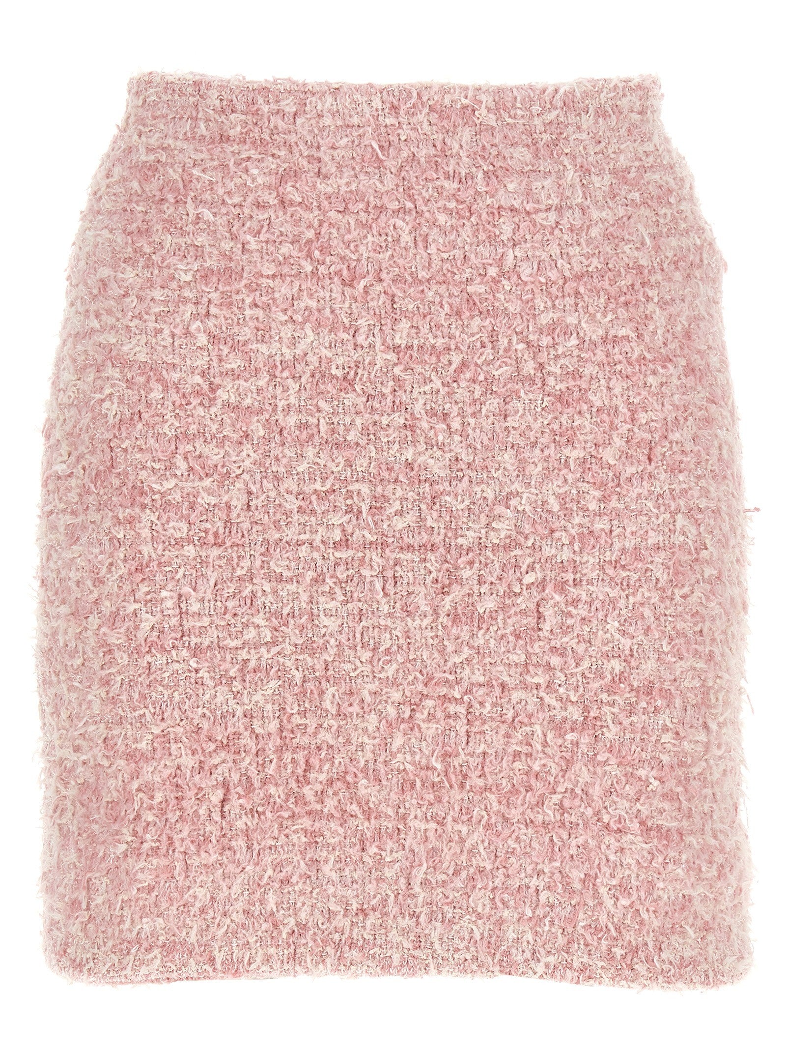 Balenciaga Tweed Skirt Blue
