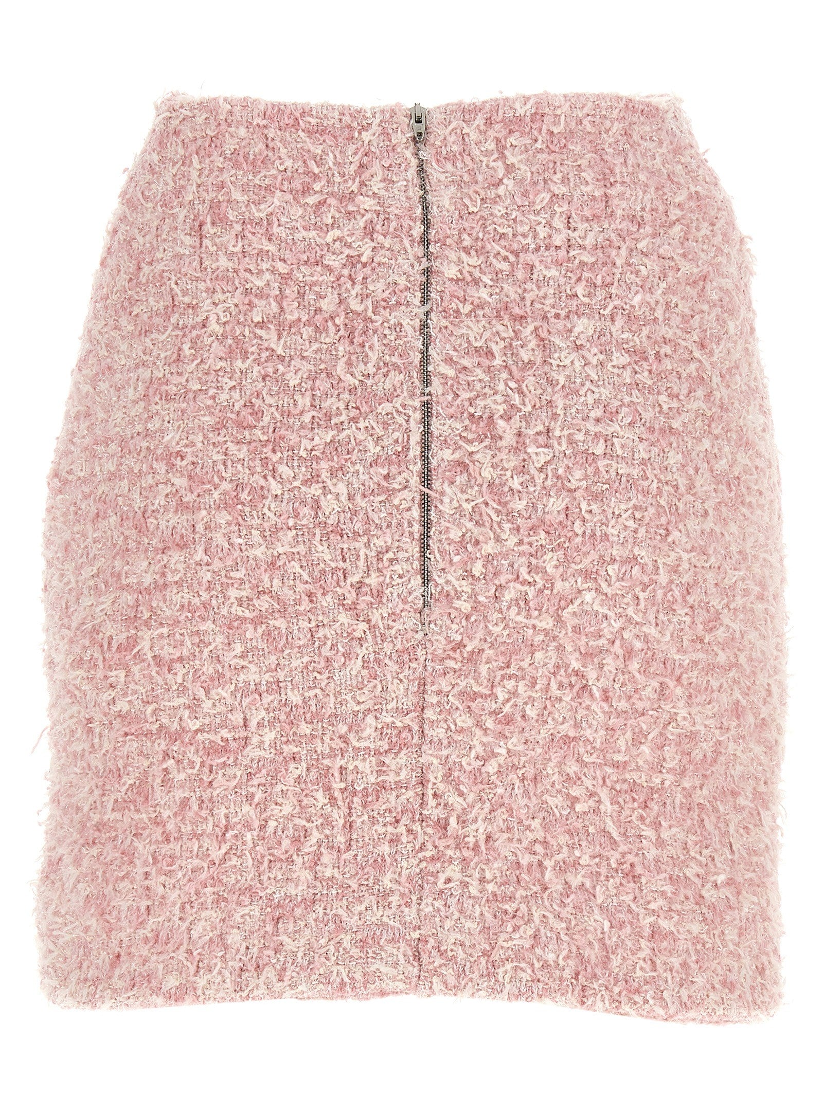 Balenciaga Tweed Skirt Blue