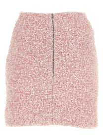 Balenciaga Tweed Skirt Blue