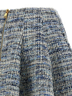 Balmain Tweed Skirt Blue, view 4
