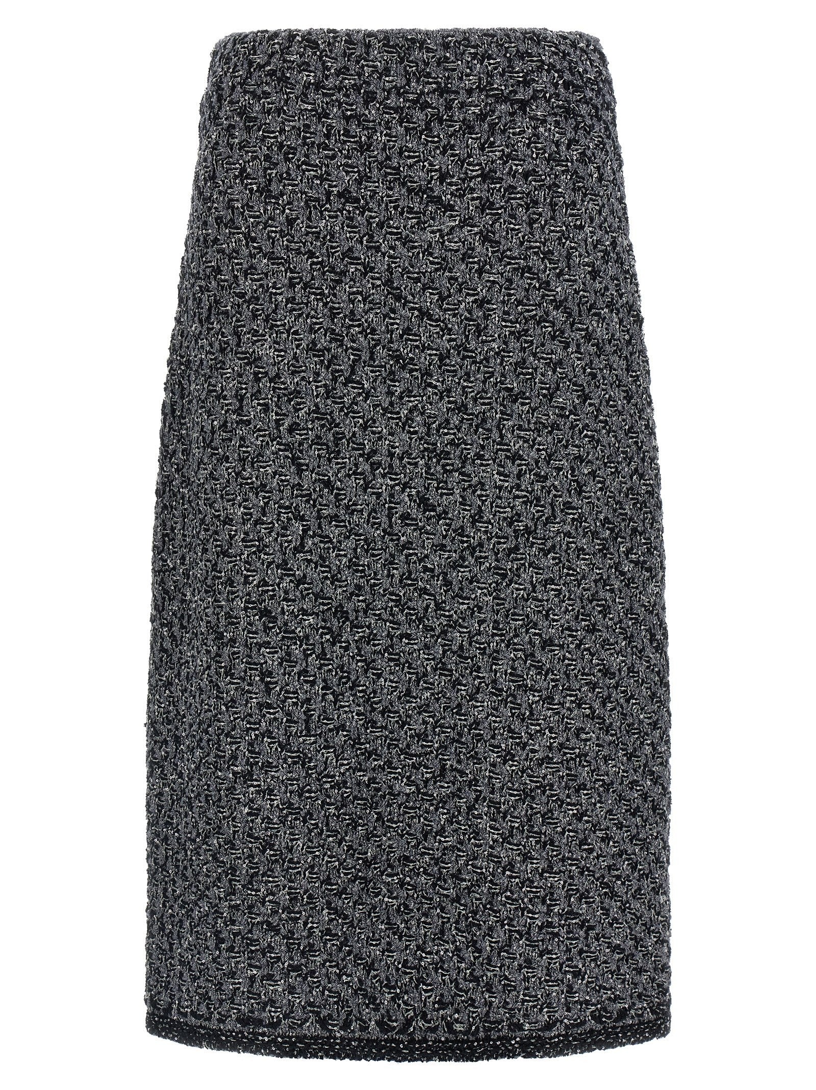 Fabiana Filippi Tweed Skirt Blue