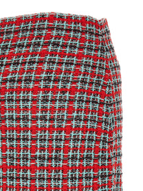 self-portrait Tweed Skirt Gold