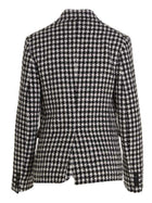 Versace Tweed Wool Blazer Jacket White, view 2