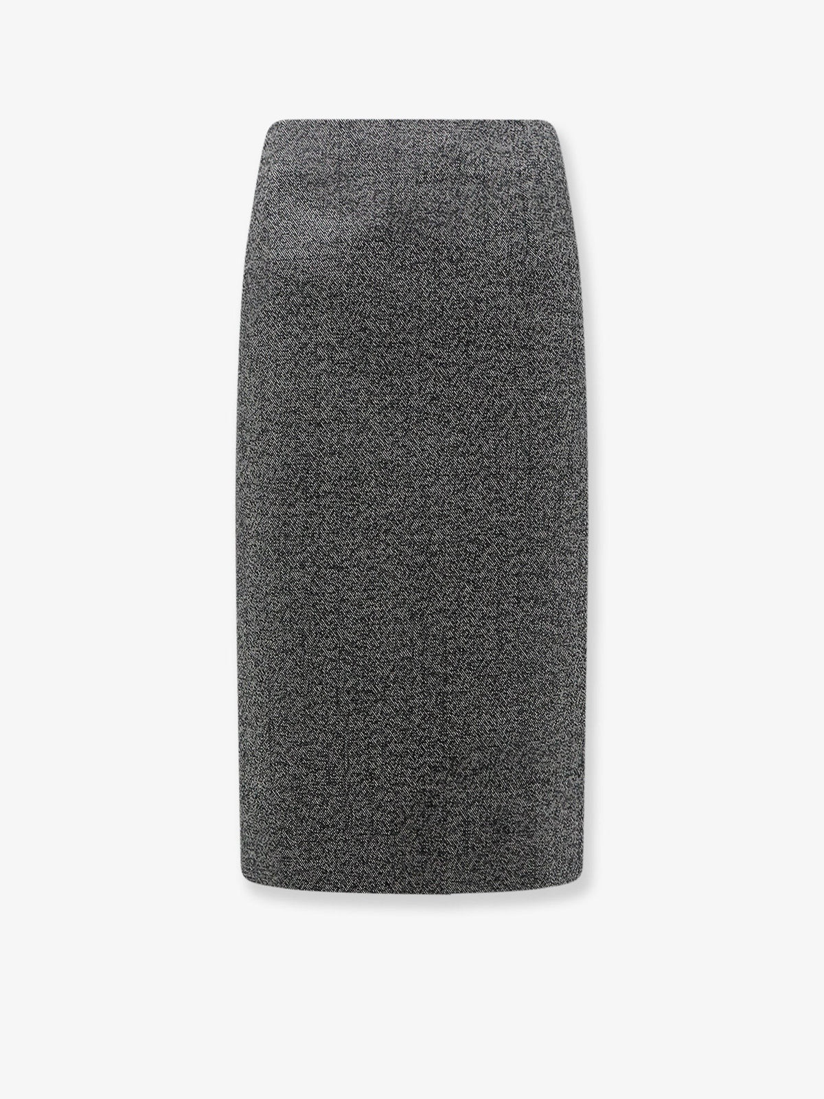 R2W Women's Tweed Wool Midi Skirt Grey