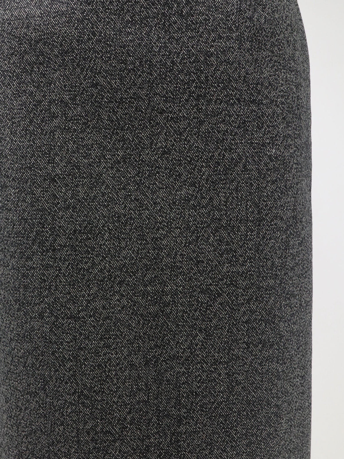 R2W Women's Tweed Wool Midi Skirt Grey