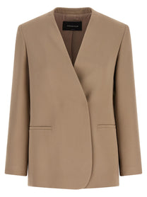 Fabiana Filippi Twill Blazer Beige