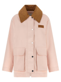 Ganni Twill Jacket Blue