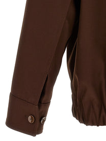 Gucci Twill Jacket Brown