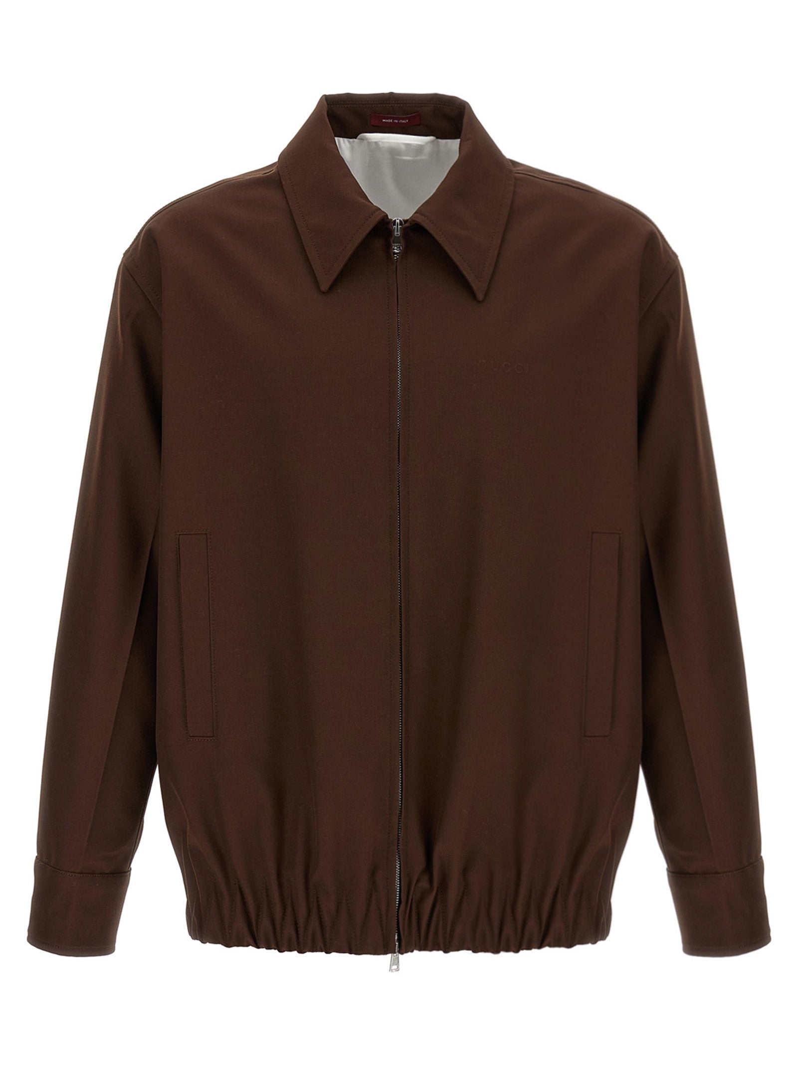 Gucci Twill Jacket Brown