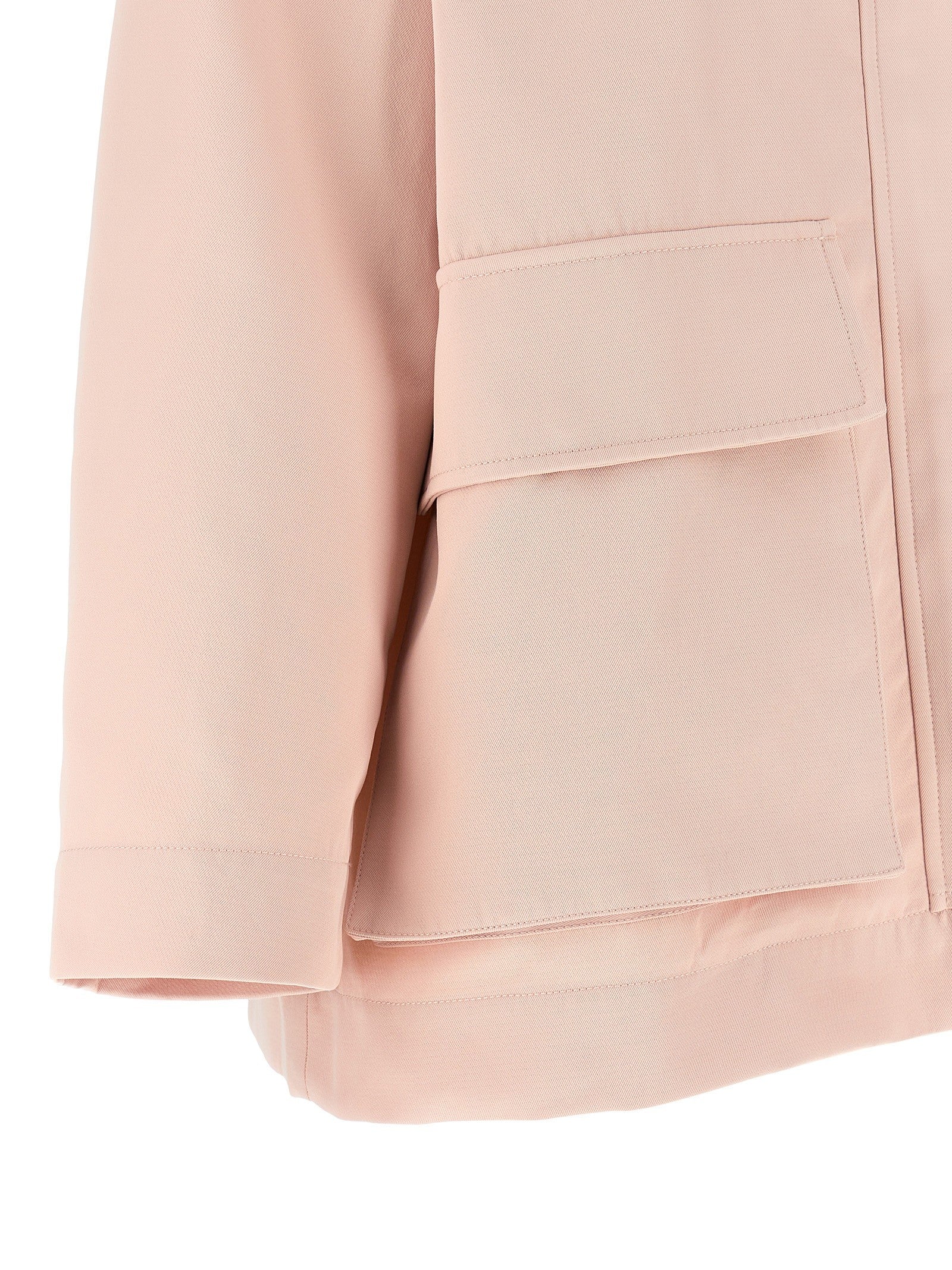 Ganni Twill Jacket Blue