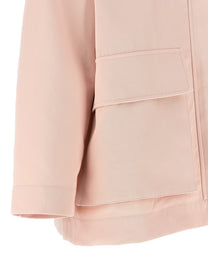Ganni Twill Jacket Blue