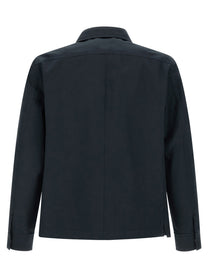 Tom Ford Twill Overshirt Blue, view 2