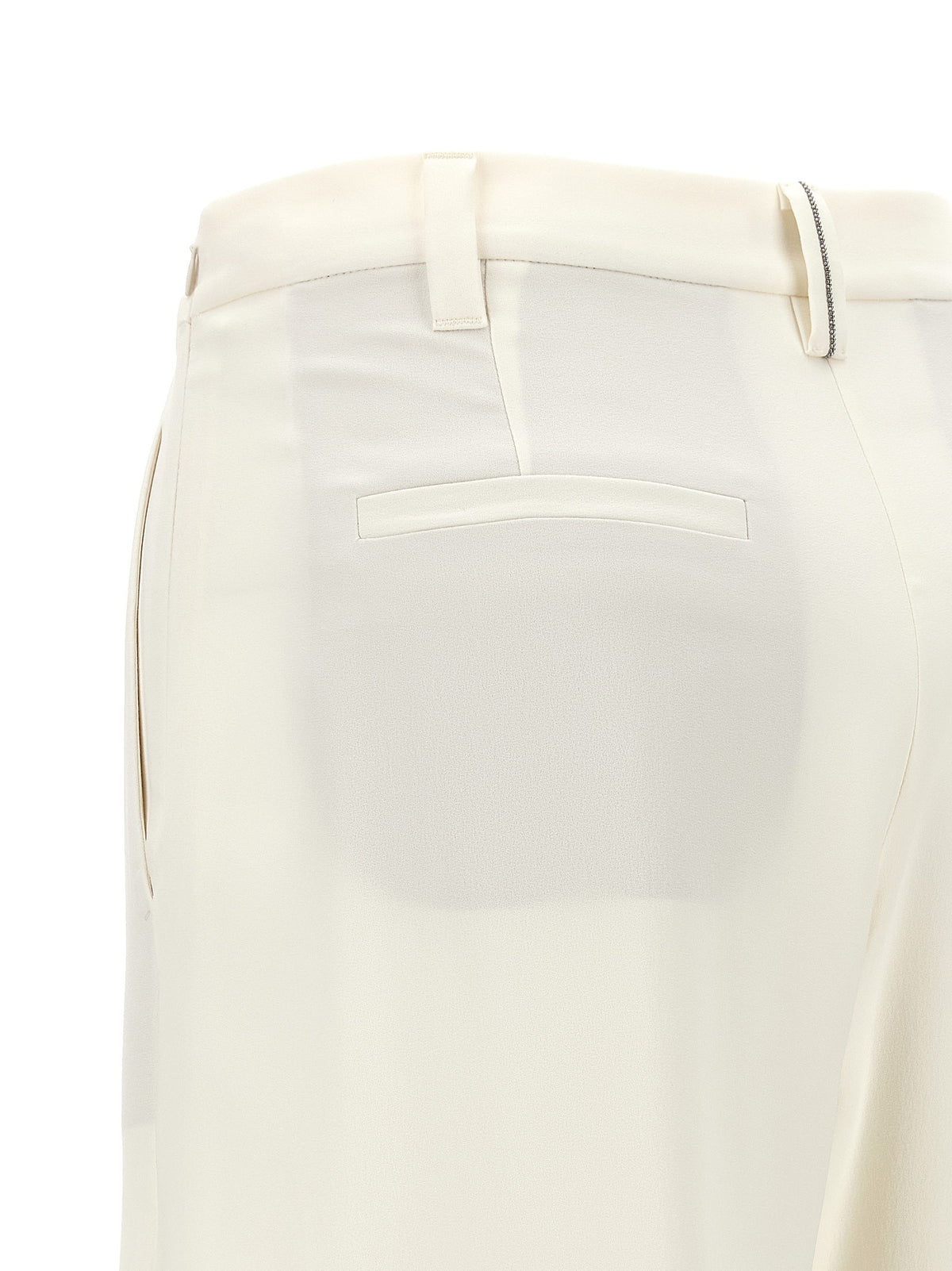 Brunello Cucinelli Twill Pants Beige, view 4