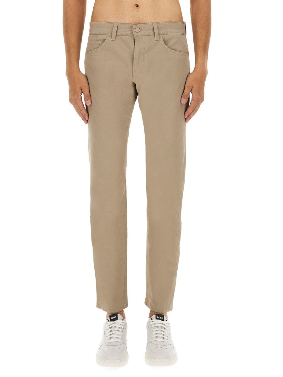 BOSS Men's Twill Pants Beige
