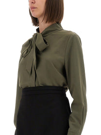 self-portrait Women's Twill Shirt Green