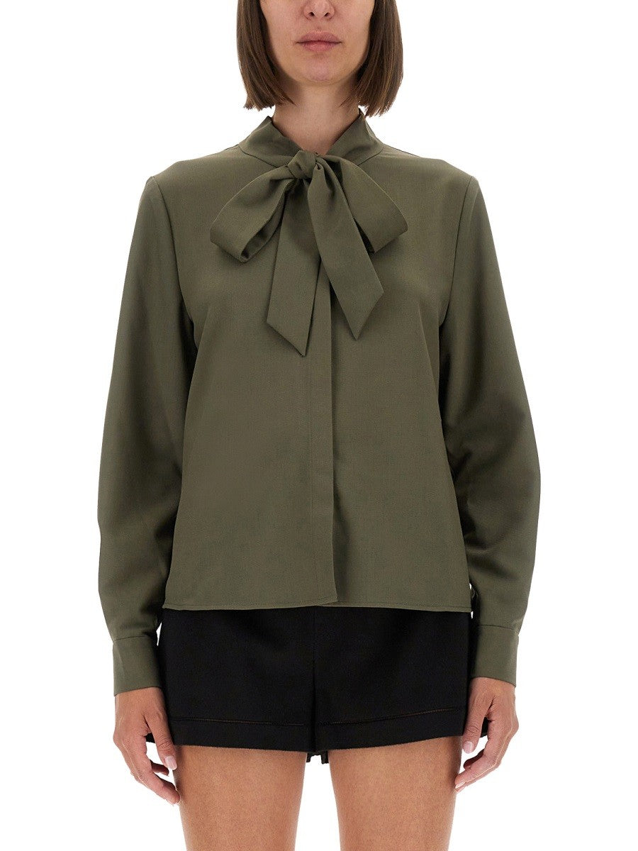 self-portrait Women's Twill Shirt Green