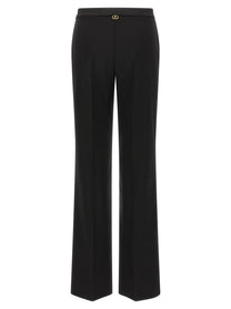 TWIN SET - TWIN SET - Satin detail trousers - Women’s Pants