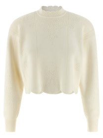 TWIN SET - TWIN SET - Scalloped hem sweater - Women’s Knitwear