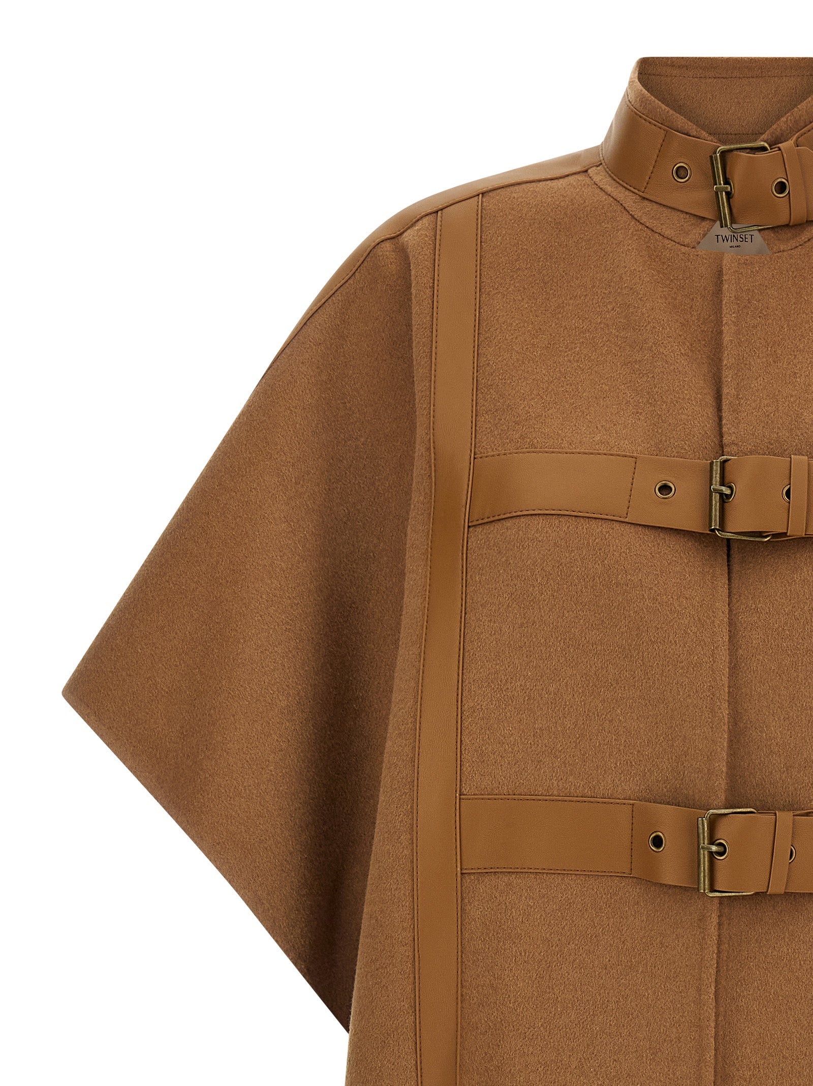 TWIN SET - TWIN SET - Wool cape - Women’s Outerwear