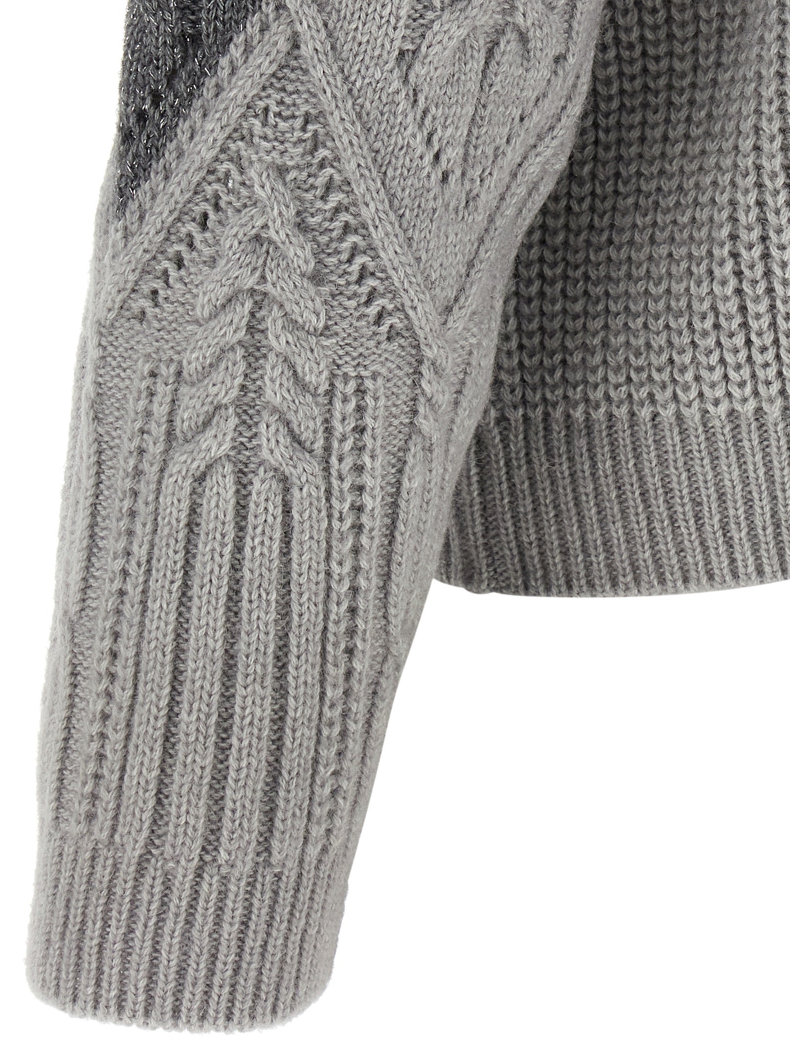 TWIN SET - TWIN SET - Lozenge intarsia sweater - Women’s Knitwear