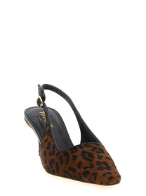 TWIN SET - TWIN SET - Animal print slingbacks - Women’s Shoes