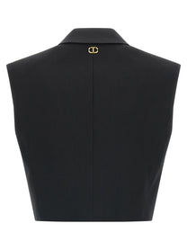 TWIN SET - TWIN SET - Cropped vest - Women’s Outerwear
