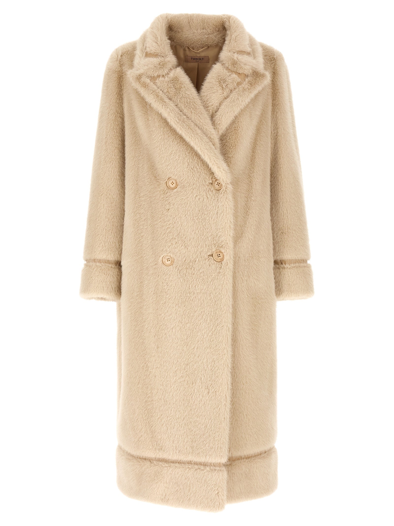 TWIN SET - TWIN SET - Double-breasted coat - Women’s Outerwear