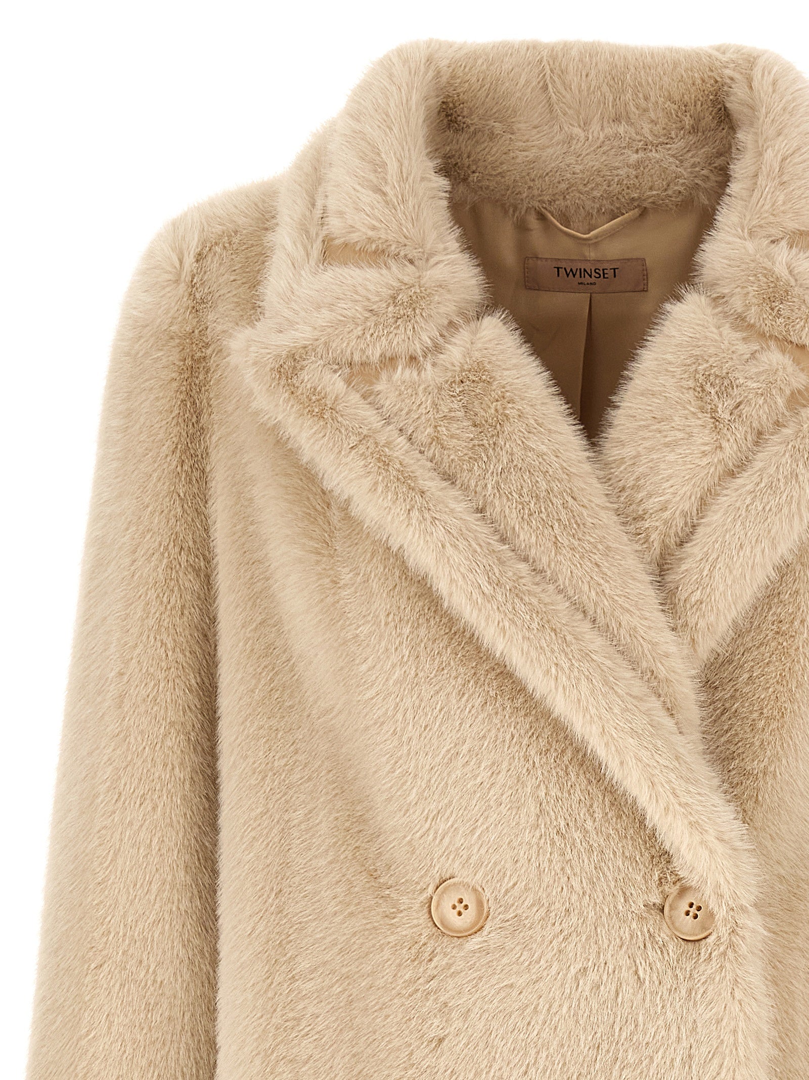 TWIN SET - TWIN SET - Double-breasted coat - Women’s Outerwear