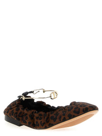 TWIN SET - TWIN SET - Animal print ballet flats - Women’s Shoes