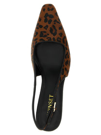 TWIN SET - TWIN SET - Animal print slingbacks - Women’s Shoes