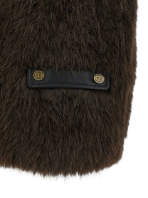 TWIN SET - TWIN SET - Fur vest - Women’s Outerwear