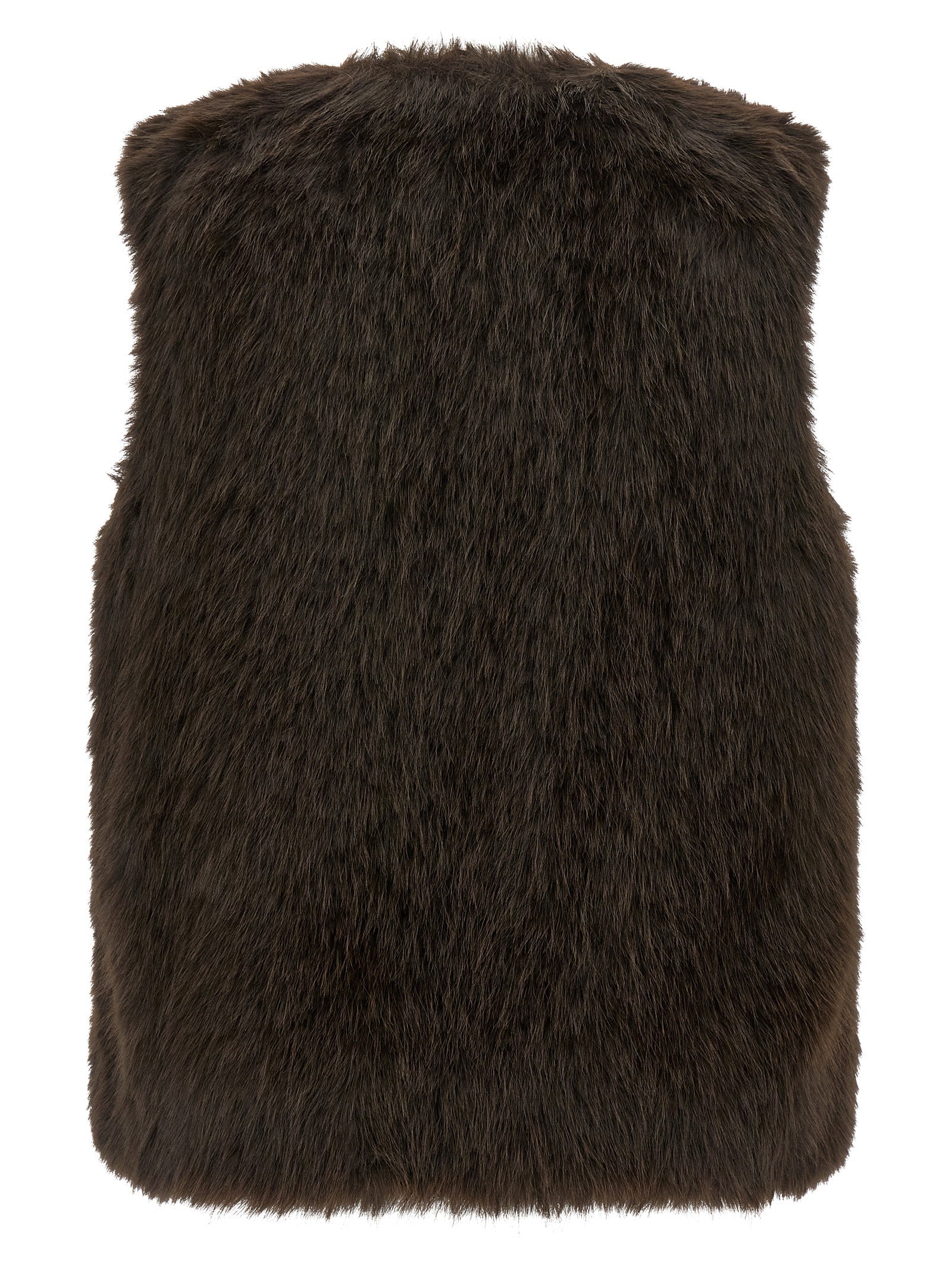 TWIN SET - TWIN SET - Fur vest - Women’s Outerwear