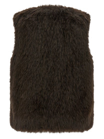 TWIN SET - TWIN SET - Fur vest - Women’s Outerwear