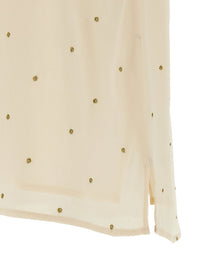 TWIN SET - TWIN SET - Lurex embroidery tank top - Women’s Tops