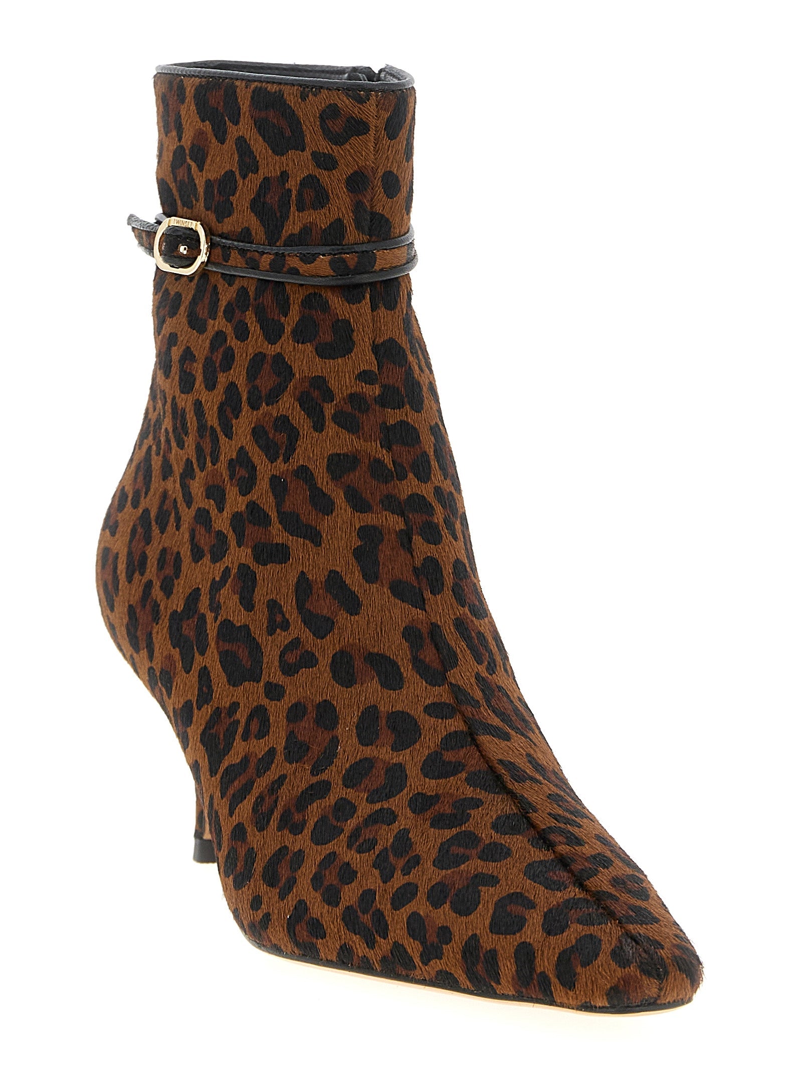 TWIN SET - TWIN SET - Animal print ankle boots - Women’s Shoes