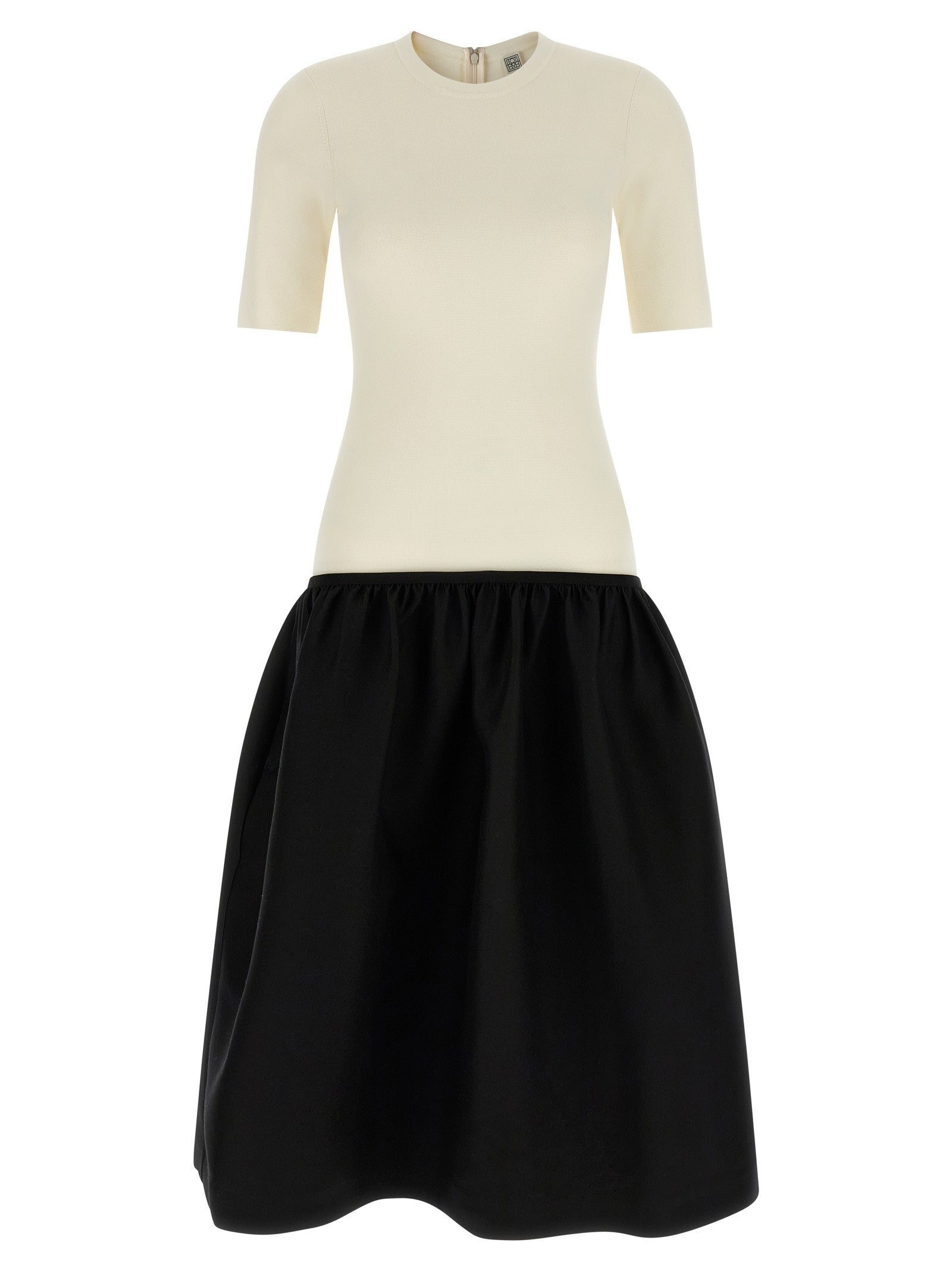 Toteme Twinflower Tee Dress White