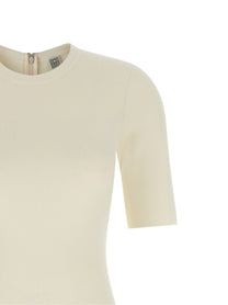 Toteme Twinflower Tee Dress White