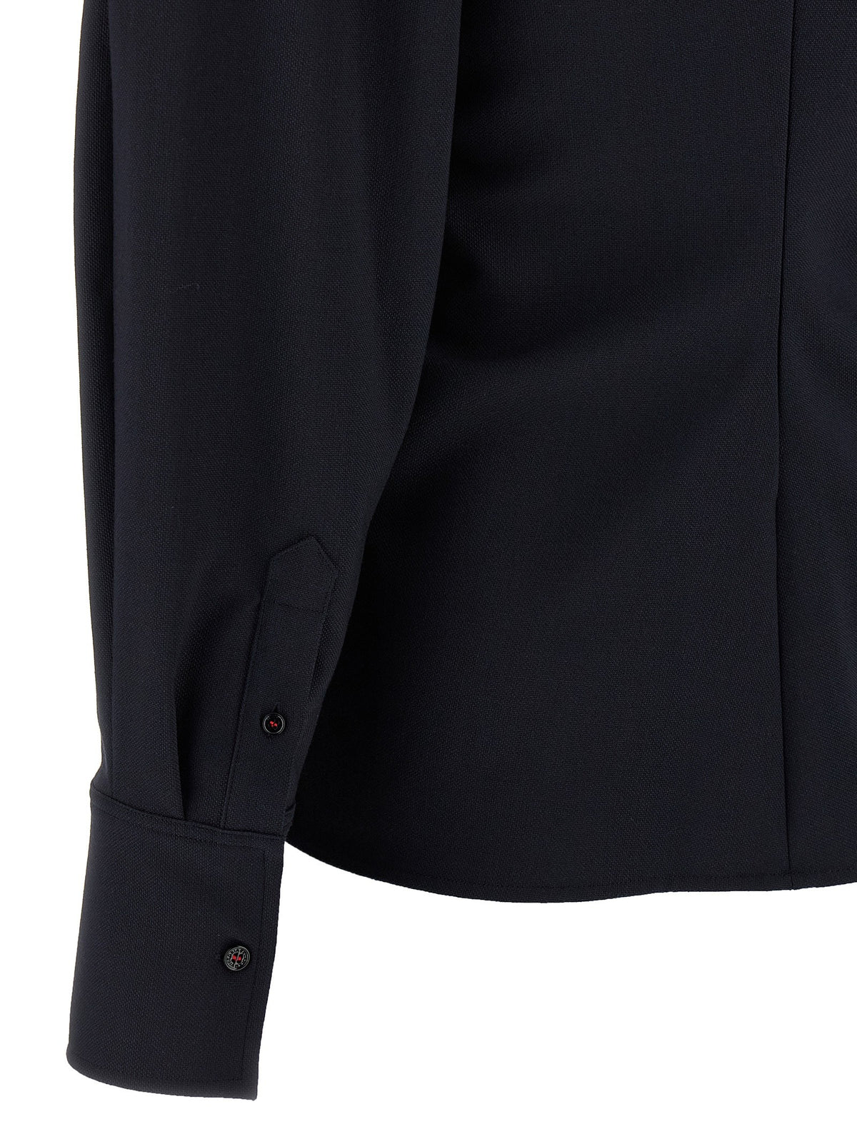 Victoria Beckham Twist Detail Blouse Blue