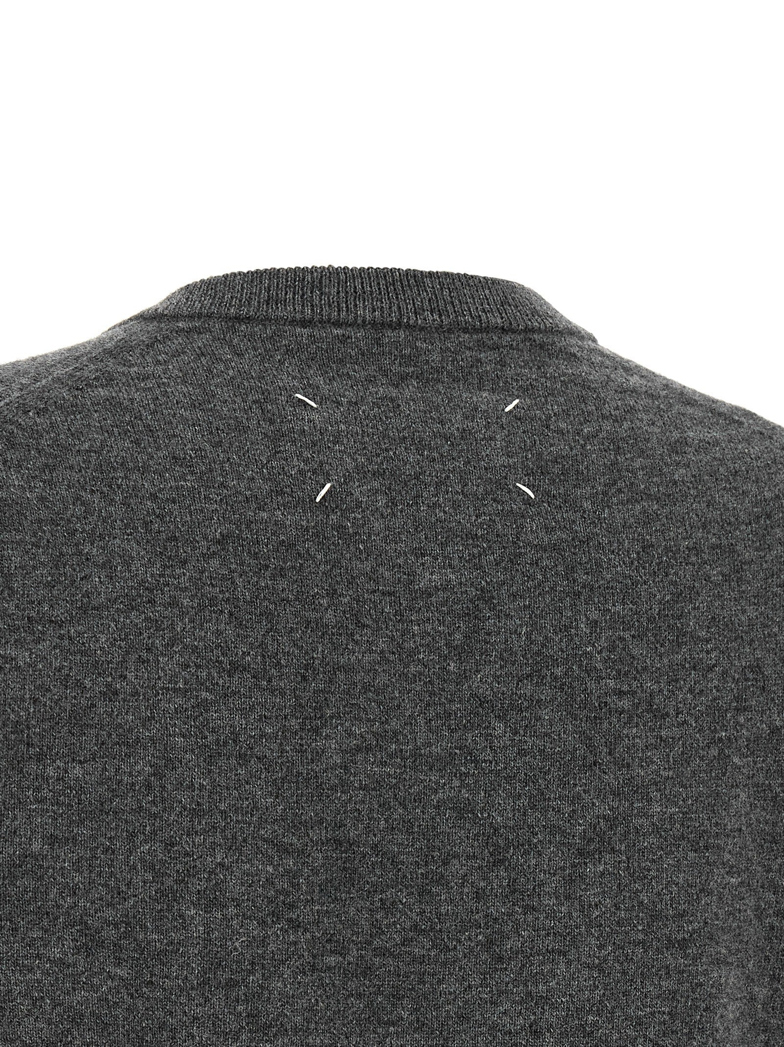 Maison Margiela Twist Wool Sweater Grey